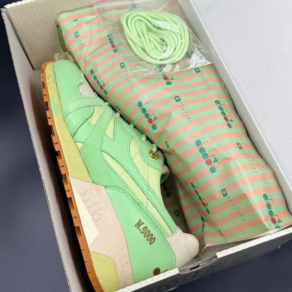 Diadora Feature x N9000 Ice Cream 'Pistacchio' - Picture 1 of 14